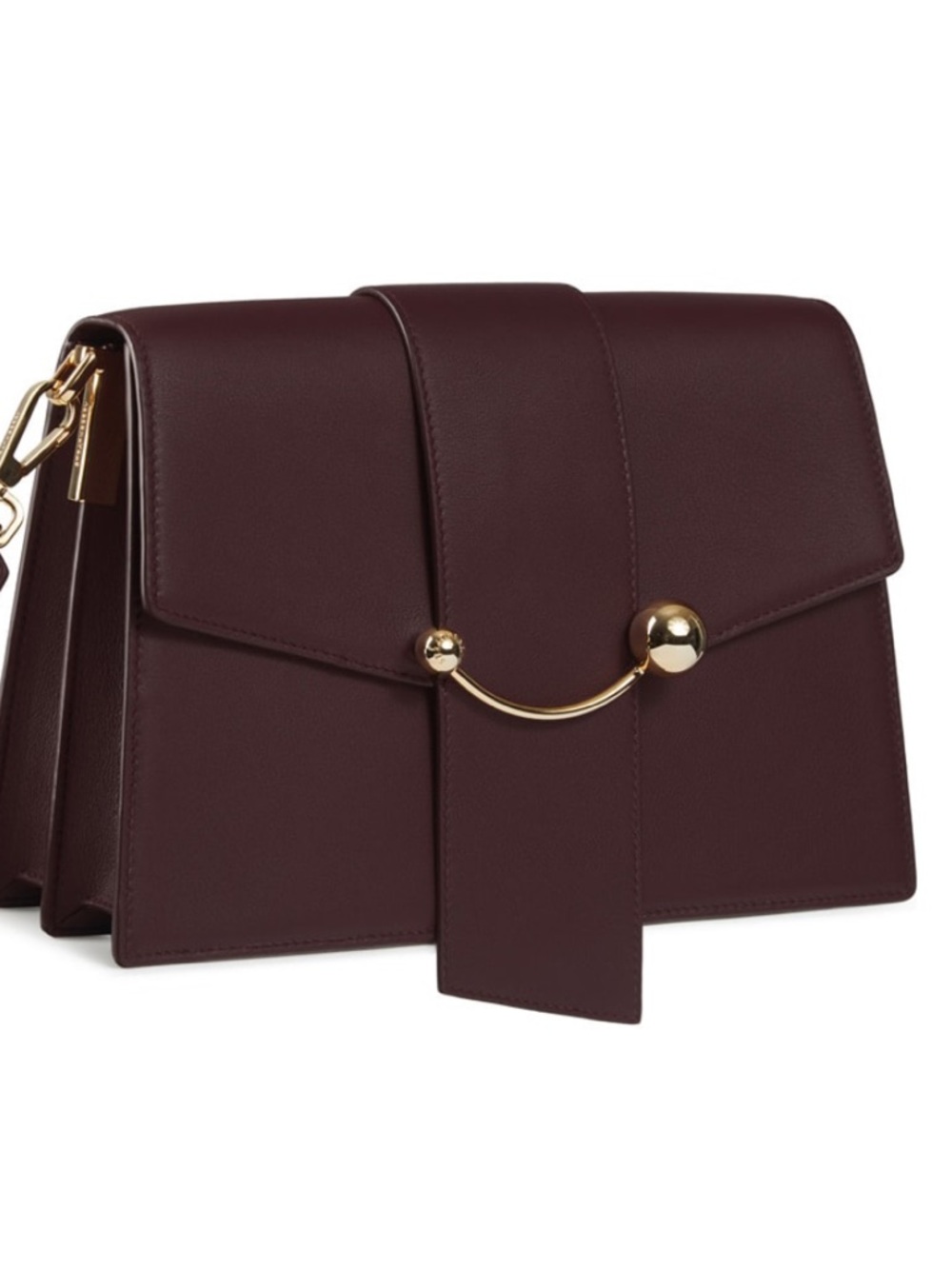 Strathberry Crescent Leather Shoulder Bag - Picture 2 of 10